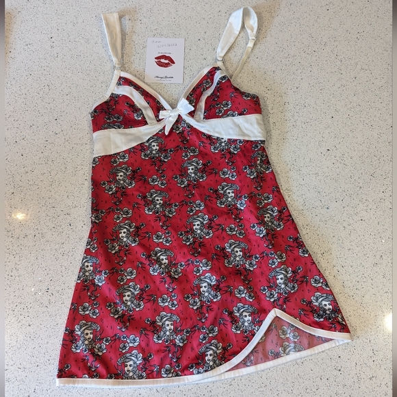 Rare Honey Birdette Hello Sailor chemise size XS